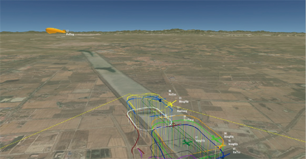 圖 6 利用無人機傾斜攝影高清高動態遙感數據規劃構建無人機低空公共航路